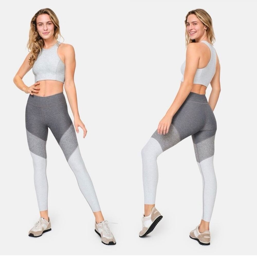 Outdoor‎ Voices 7/8 Spring Leggings Graphite Ash Dove Pocket Workout Size XS NEW - Picture 3 of 8
